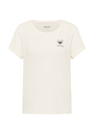 Mustang T-Shirt print - weiß