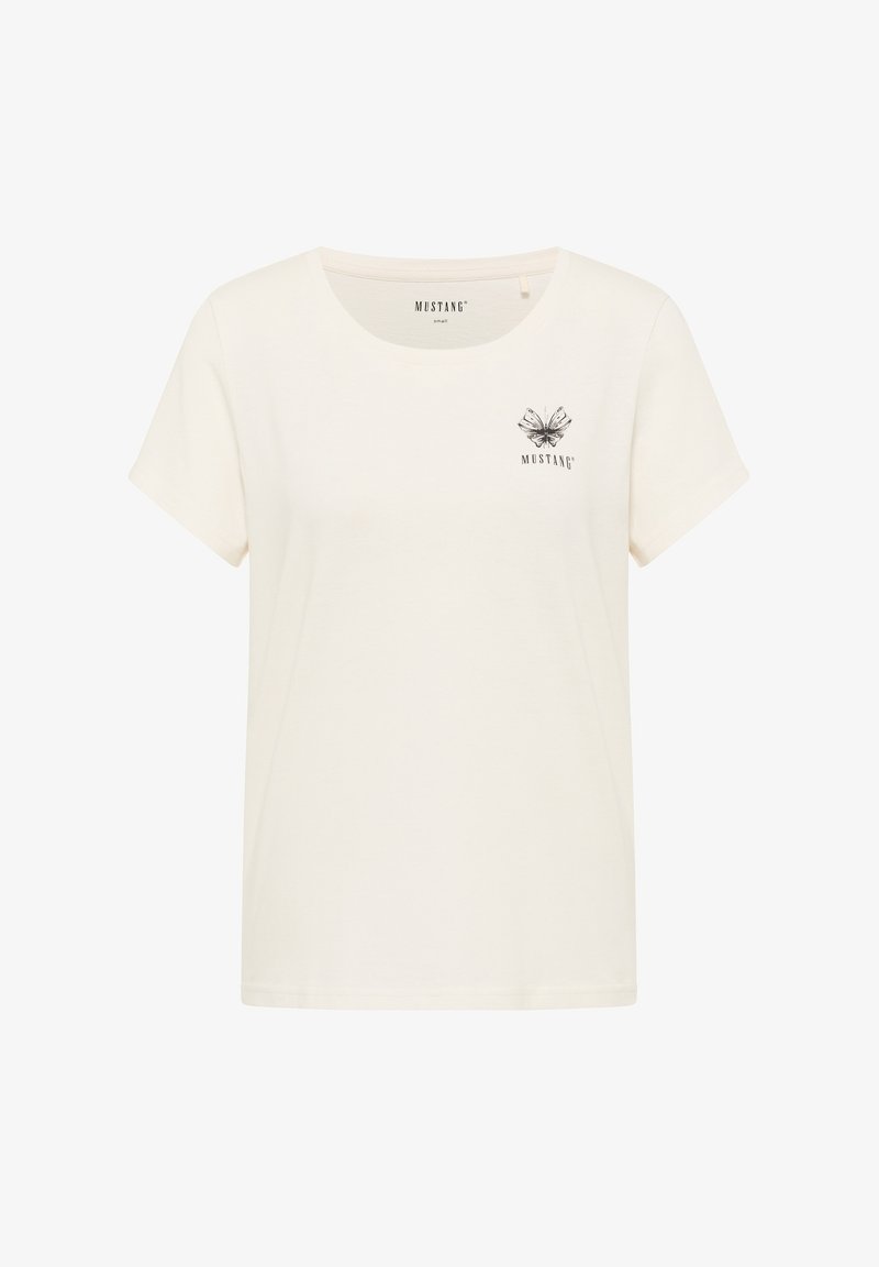 Mustang T-Shirt print - weiß