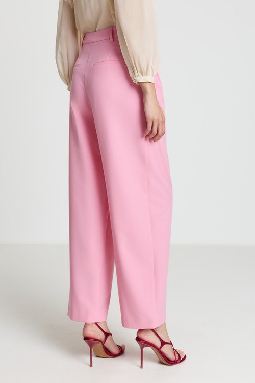 Pantalon Droit Femme Taille Haute Votre Nom - Gris, Taille 6, Longueur 32 - Occasion Très Bon état