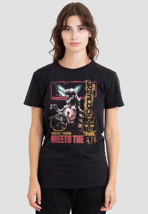 Print T-shirt - black
