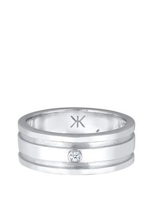 CHUNKY DIAMOND - Ring - silberfarben