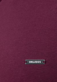 Smilodox DAWSON OVERSIZED HOODIE - Felpa con cappuccio - bordeaux