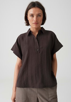 OPUS, RELAXED POLO FIT - Camicetta - affogato