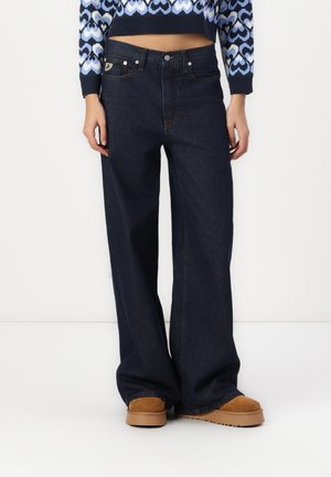 Relaxed fit jeans - rinsed denim