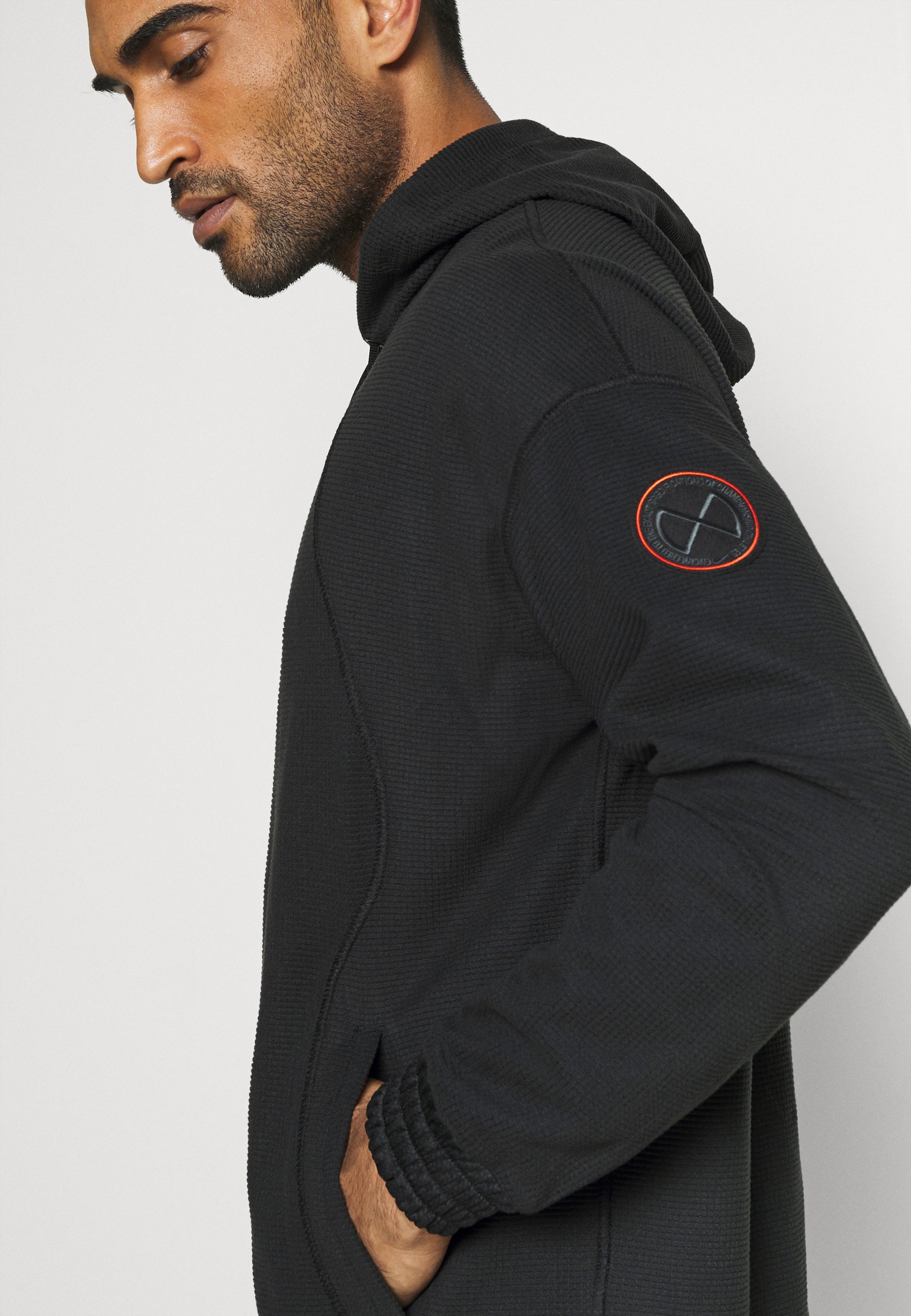 black and orange nike hoodie
