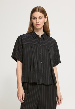 ICHI, IHFIENNA SH - Skjortebluser - black & white stripe