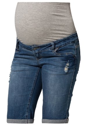 Jeansshorts - blue denim