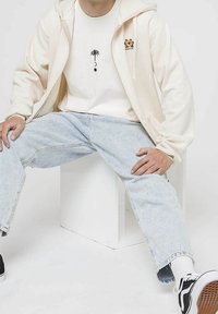 Kaotiko Sudadera con cremallera - beige