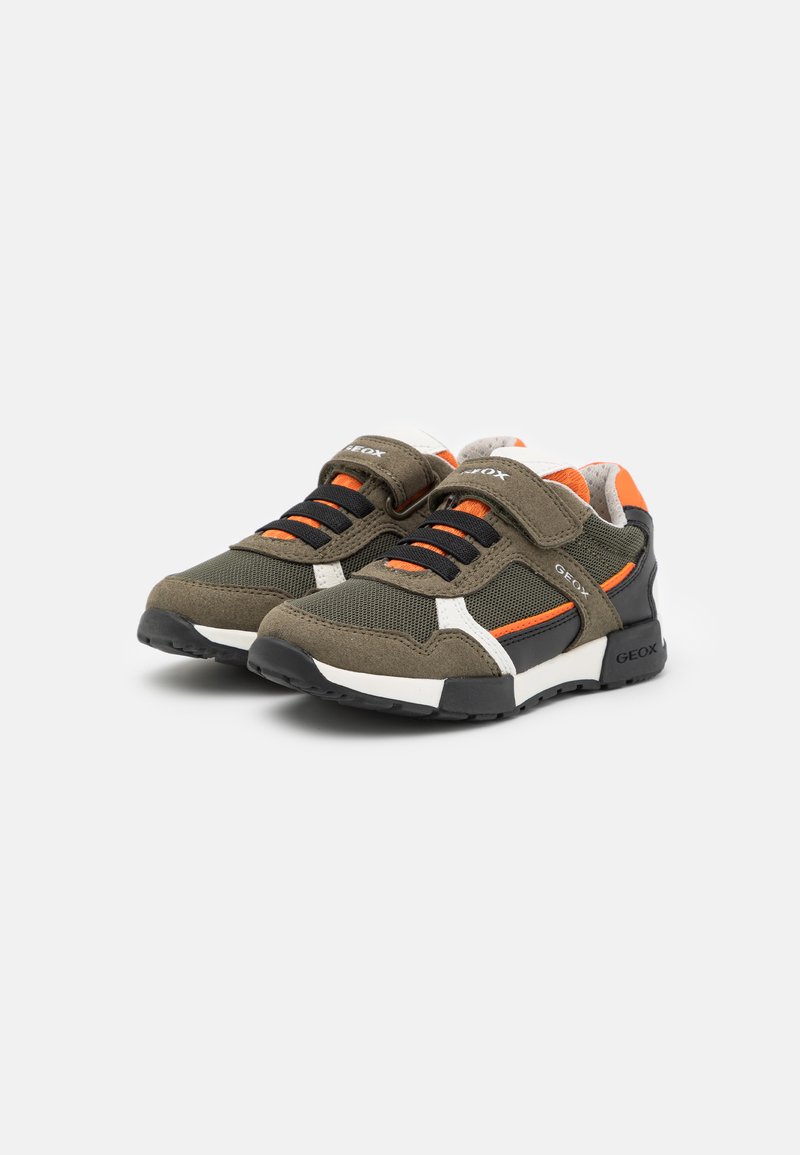 Kinder Sneaker low | Geox ALFIER BOY Sneaker low military/orange/khaki - OJ38819 Kinder Sneaker low | Geox ALFIER BOY Sneaker low military/orange/khaki - OJ38819