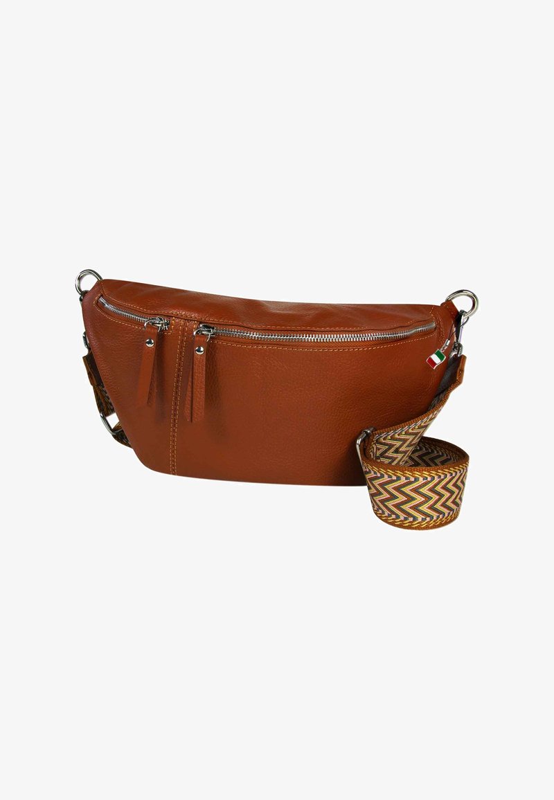 DrachenLeder Gürteltasche - hellbraun