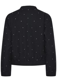 Pieces PCRINNIE RHINESTONE JACKET - Bomber dzseki - black