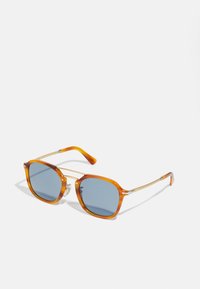 UNISEX - Solbriller - striped brown/light blue