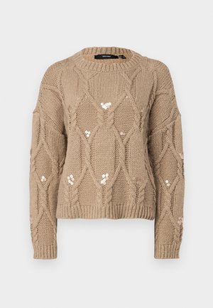 Vero Moda, VMUNA O NECK - Πουλόβερ - silver mink