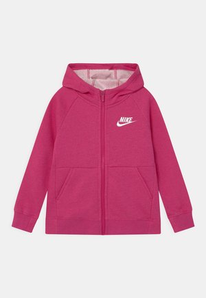 CLUB HOODIE - Sudadera con cremallera - fireberry/white