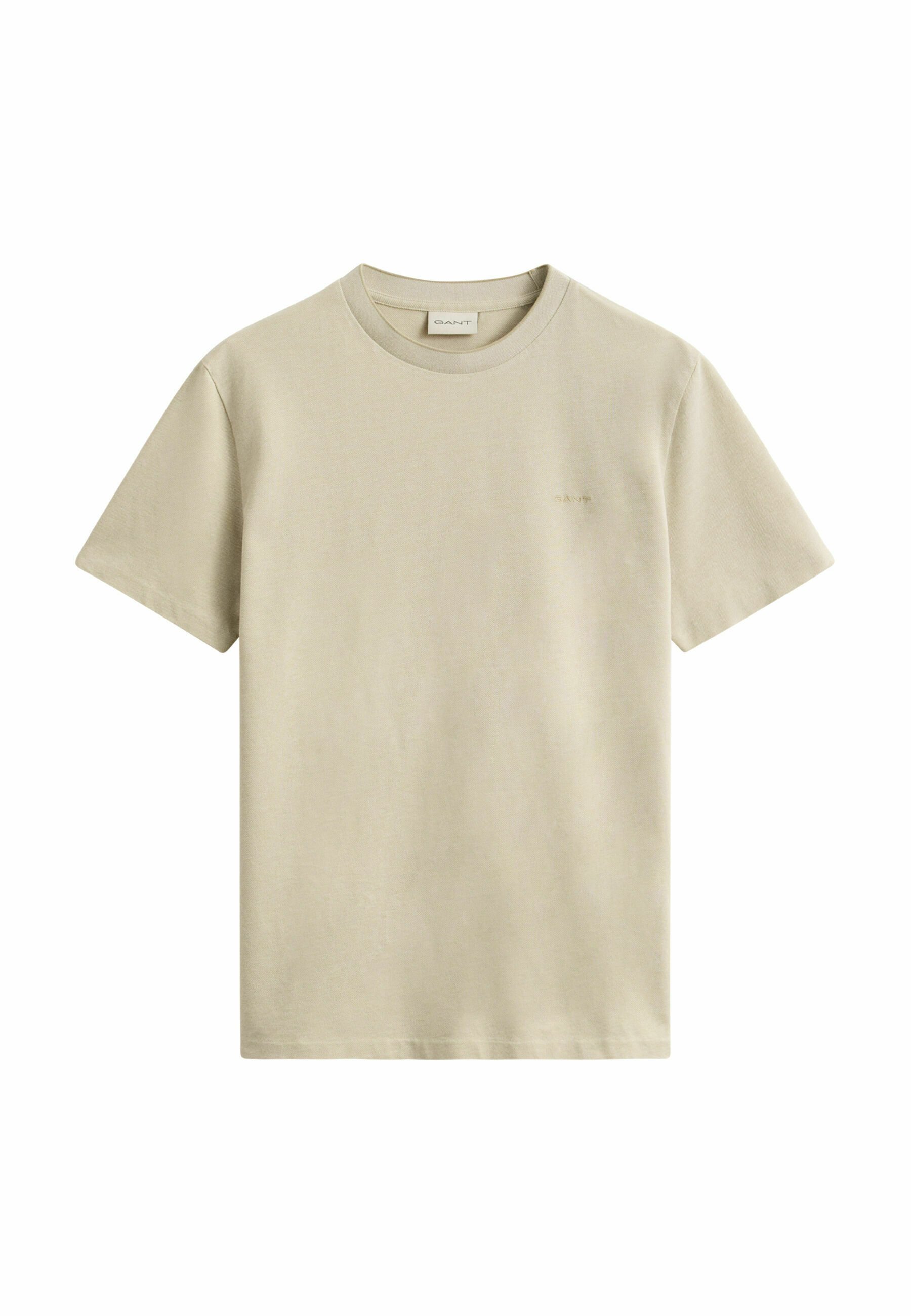 GANT Jednoduché tričko - oat beige