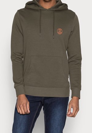 Jack & Jones Felpa con cappuccio - dark green
