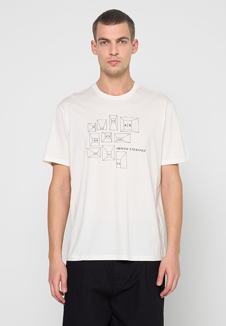 Armani Exchange T-shirt print wit Armani Exchange T-shirt print wit