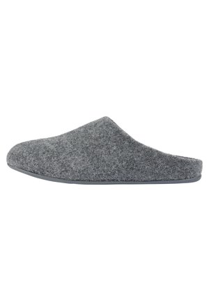 Pantolette flach - steel grey