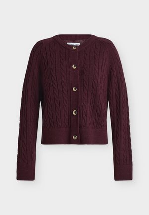Marc O'Polo DENIM, LONGSLEEVE - Cardigan - mahagony jam