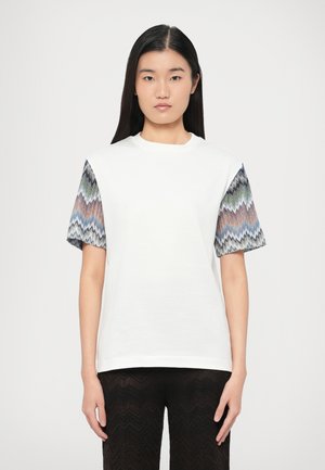 SHORT SLEEVE - Tričko s potlačou - white base