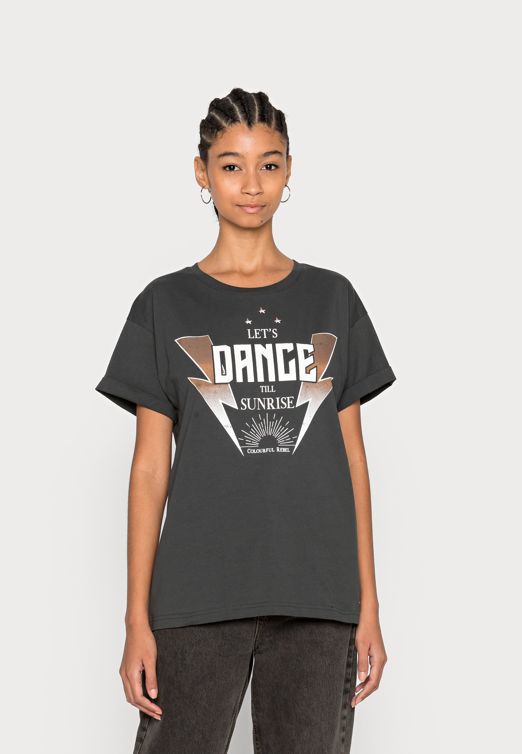 Colourful Rebel DANCE BOXY TEE - Print 