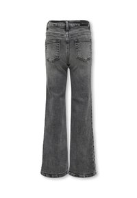 ONLY GIRLS GJUICY LIFE WIDE LEG DEST - Jeans a sigaretta - medium grey denim