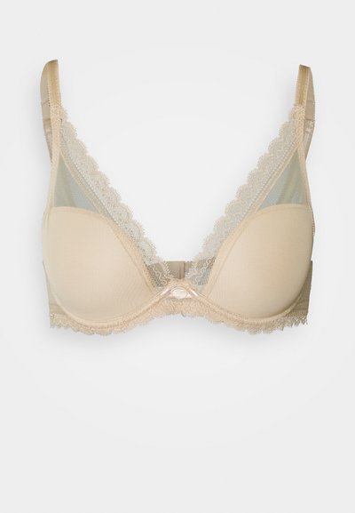 Chantelle Plunging Spacer Bra - T-Shirt Bra With Lace Details, Day To Night Comfort