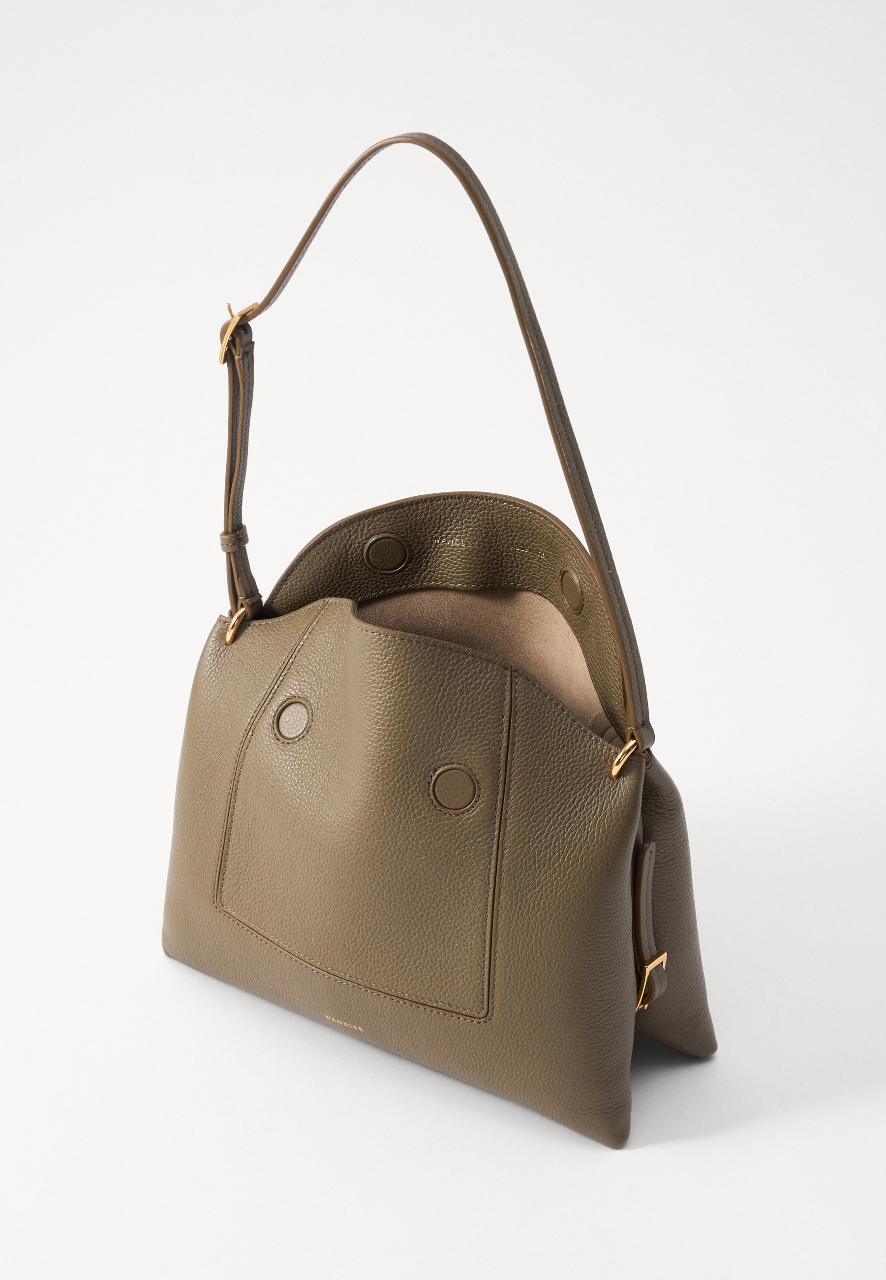 Wandler PENELOPE SLOUCH BAG - Rankinė - olive crust/tamsiai žalia