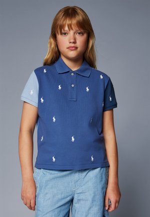 POLO PONY STRETCH BOXY POLO SHIRT - Polotričko - blue multi