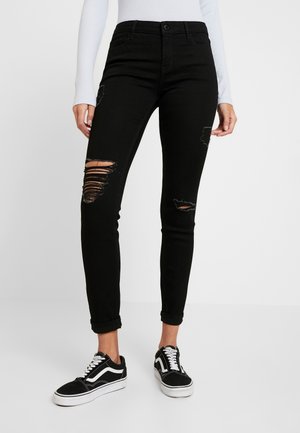 Jeans Skinny Fit - destroyed denim