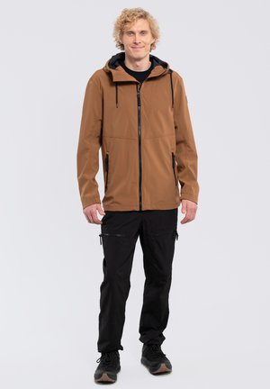ADRIAT - Giacca softshell - haselnuss