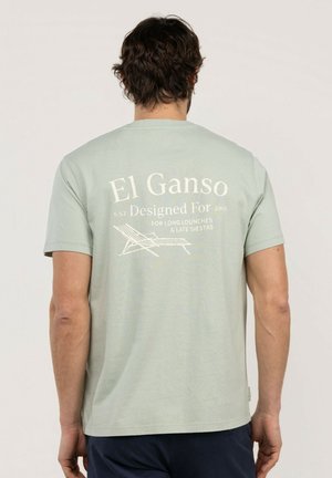 El Ganso, CAMISETA HAMACAS LAVADO - Camiseta estampada - verde