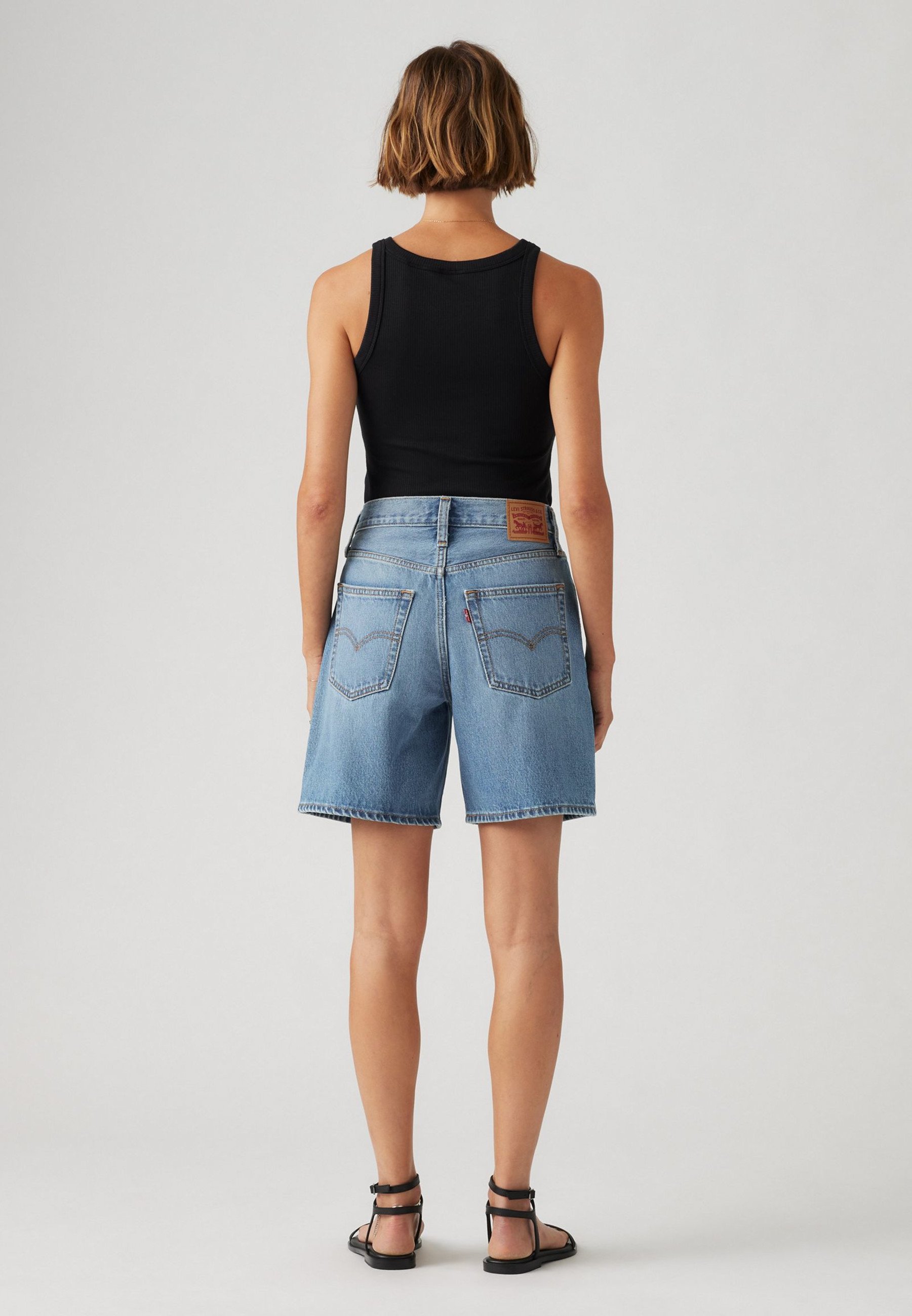 Levi's® 94 BAGGY SHORT - Denim shorts - study group short/blue