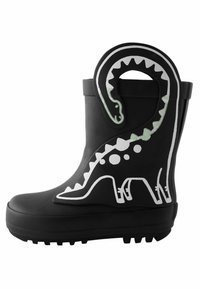 Unselected, black colour changing dinosaur