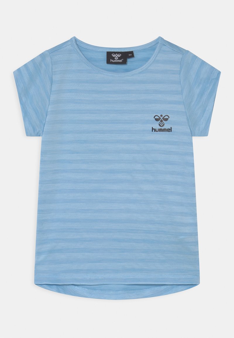 Hummel T-shirt print lichtblauw