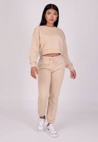 Project X Paris BASIC ELASTIQUÉ - Pantalones deportivos - beige
