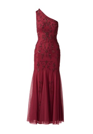 Adrianna Papell, ONE SHOULDER BEADED DRESS - Ballkleid - mahogany