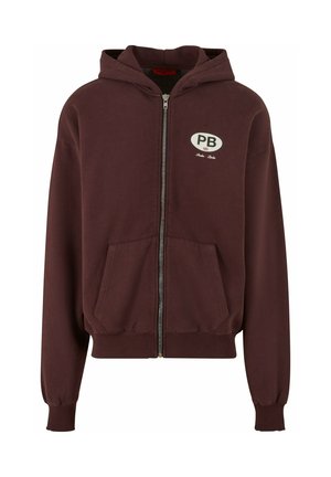 EALING - Sudadera con cremallera - brown