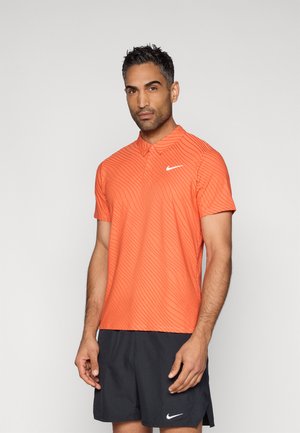 NIKECOURT ADVANTAGE SLAM  - Polo - turf orange/white