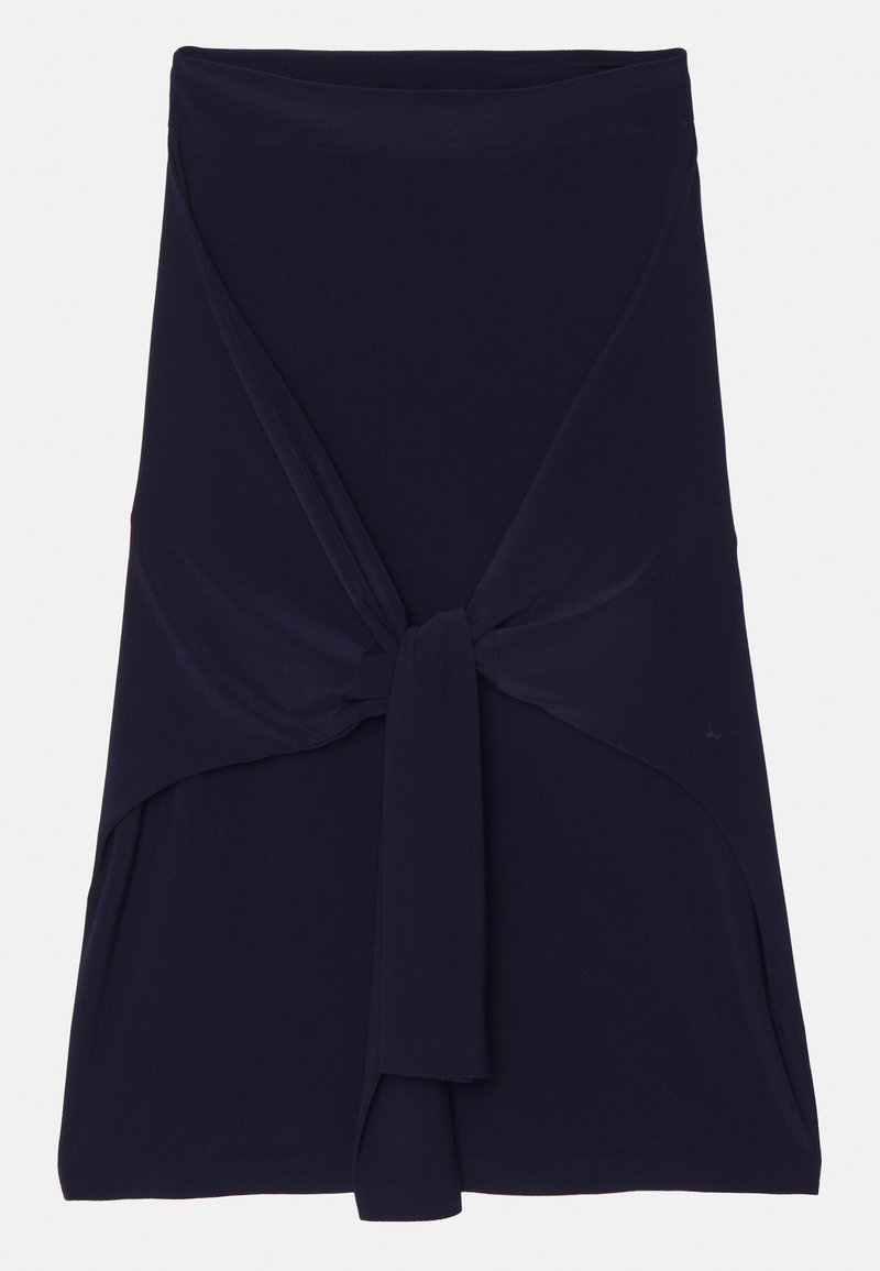 Norma Kamali A-lijn rok blauw