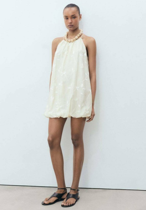 BALLOON-STYLE HALTER - Day dress