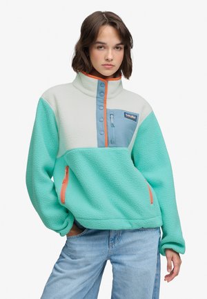 Superdry & Co, Suéter de forro polar - rich turquoise