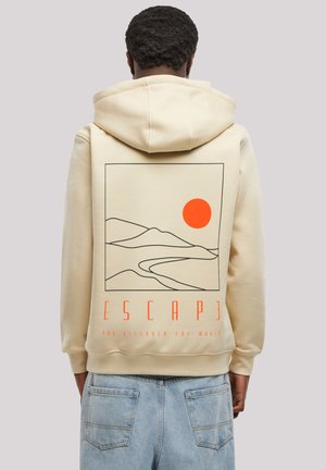 ESCAPE DISCOVER THE WORLD LANDSCAPE - Hoodie - sand