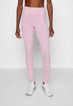 Tights - true pink/white