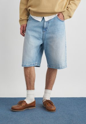 Carhartt WIP BRANDON SMITH  - Short en jean - blue  heavy worn bleached