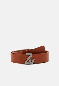 INITIALE BELT NATURAL UNISEX - Curea - cognac