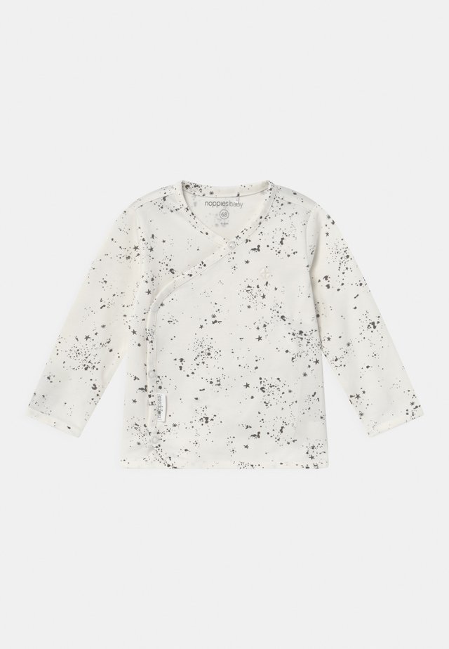 BABY TEE OVERLAP LYONI UNISEX - Cardigan - snow white