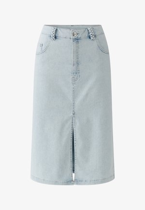 Oui, JEANSROCK - Kokerrok - light blue demin