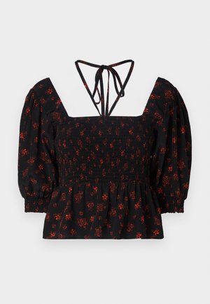 Gestuz SANVIE - Blouse - ditsy black/red