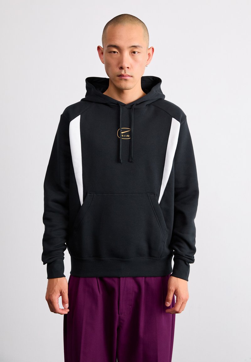 Nike Sportswear AIR - Sweatshirt - black/white/metallic gold